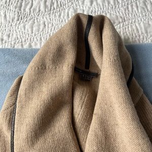 Chunky knit VINCE sweater jacket